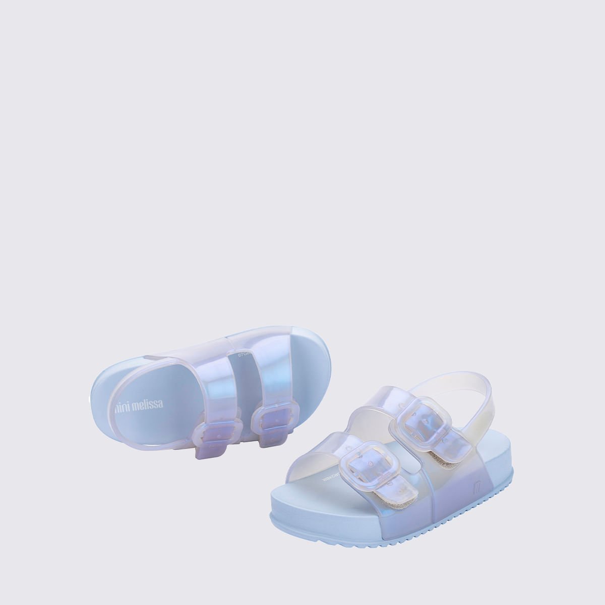Mini Melissa Cozy Sandal Baby Azul Branco 35686 Azul 4