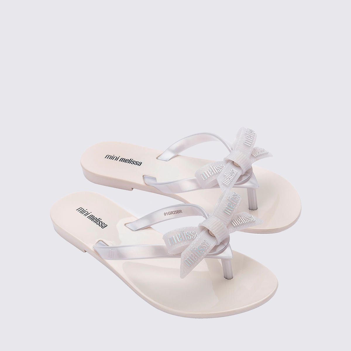 Mini Melissa Harmonic M-Lover Infantil Branco Perolado 35806 Branco 3