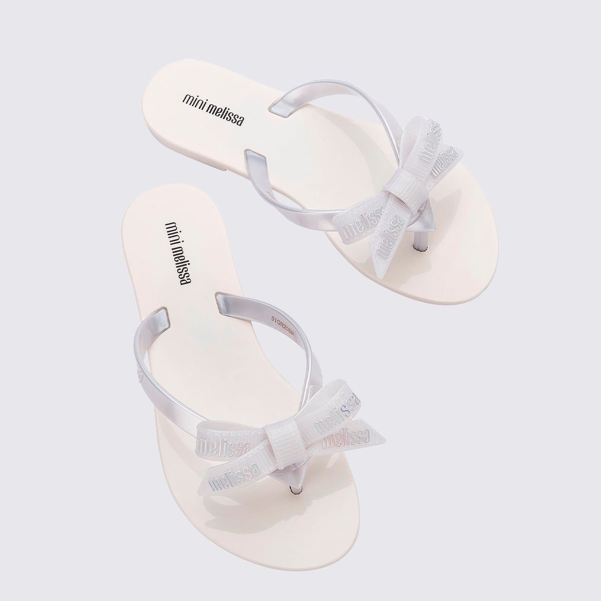 Mini Melissa Harmonic M-Lover Infantil Branco Perolado 35806 Branco 4