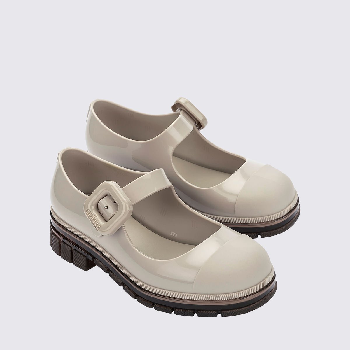 Mini Melissa June Infantil Bege Transparente 36108 Bege 3