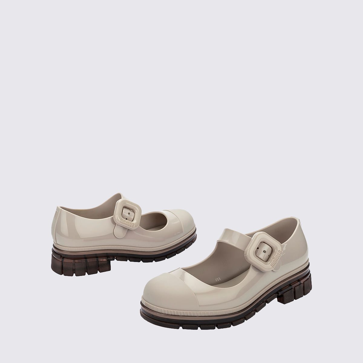Mini Melissa June Infantil Bege Transparente 36108 Bege 4
