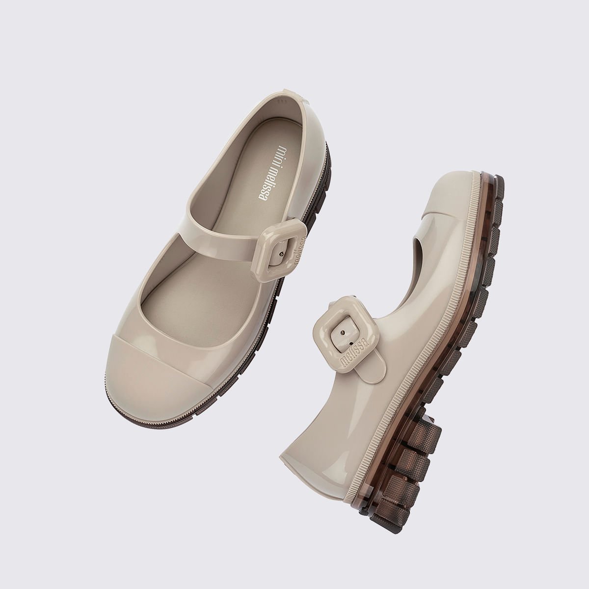 Mini Melissa June Infantil Bege Transparente 36108 Bege 5