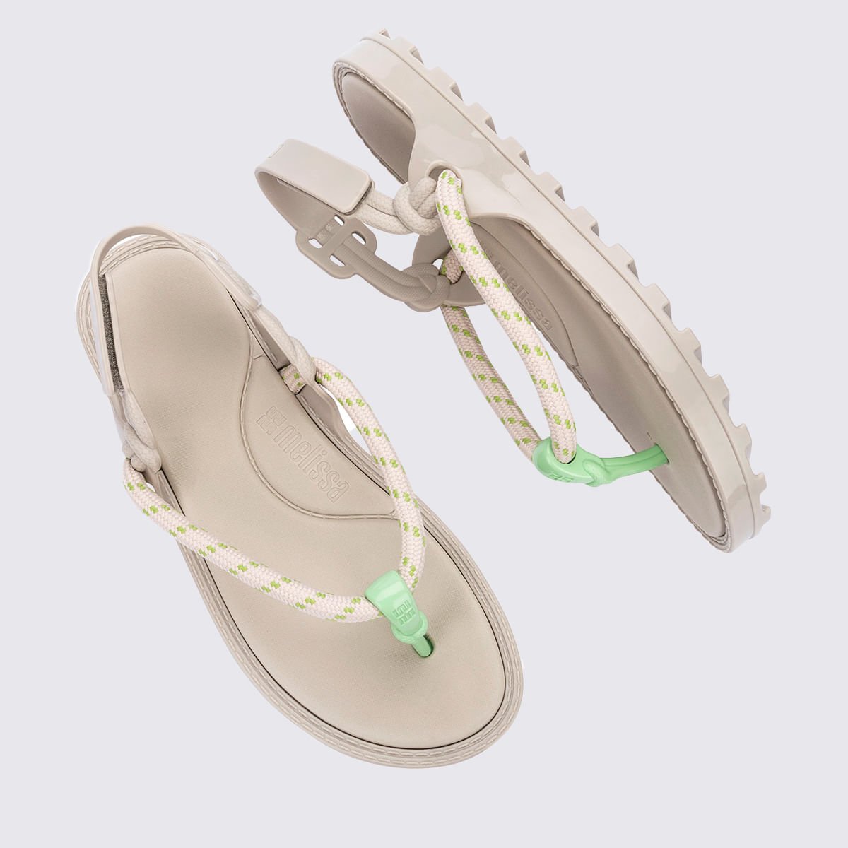 Melissa Bond Sandal Bege Verde 36733 Bege 4