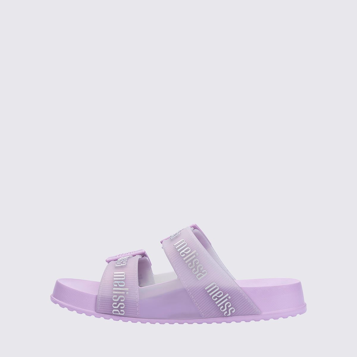 Mini Melissa Cozy Slide M Lover Infantil Lilás Prata 37576 Lilás 2