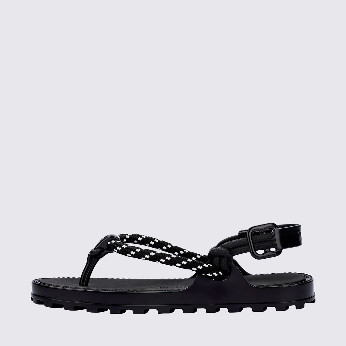 Melissa Bond Sandal Preto Branco 36733 Preto 2