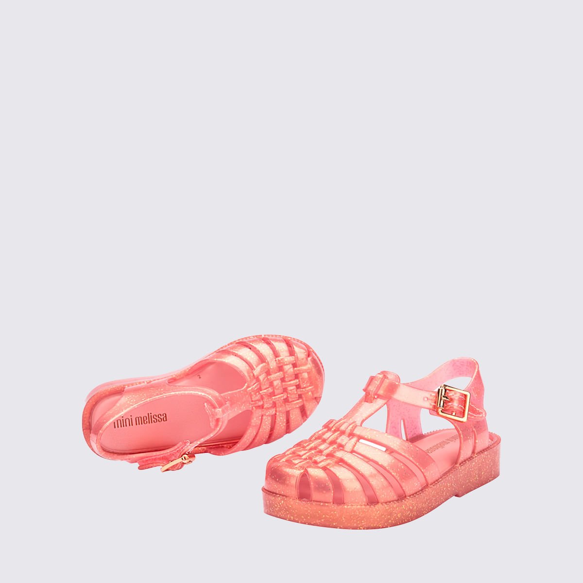 Mini Melissa Possession Shiny Infantil Rosa Perolado 33521 Salmão 4