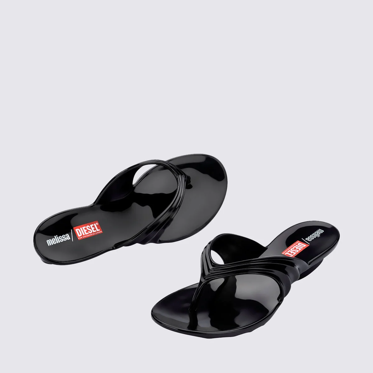 Melissa Quantum Thong + Diesel Preto 36151 Preto 4