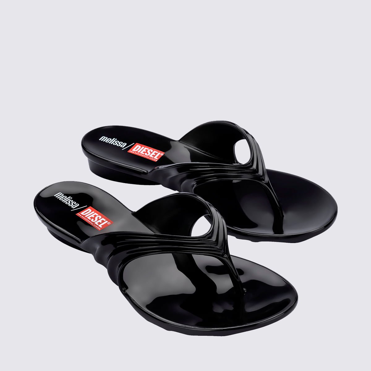Melissa Quantum Thong + Diesel Preto 36151 Preto 3