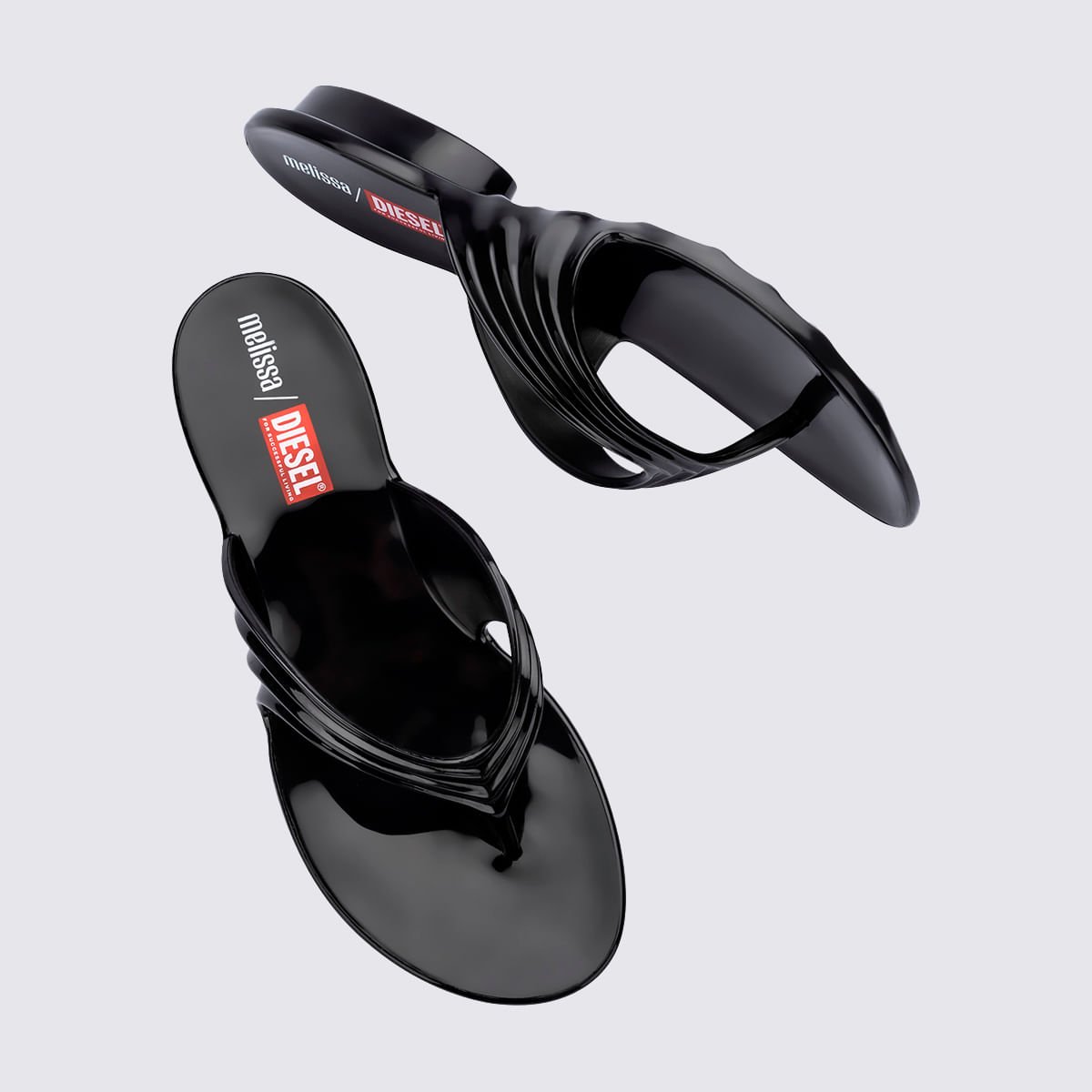 Melissa Quantum Thong + Diesel Preto 36151 Preto 5