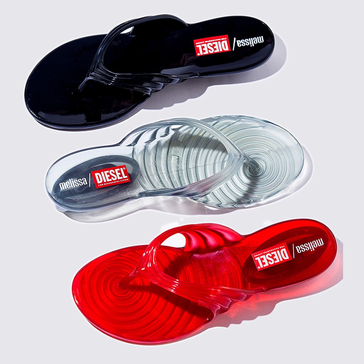 Melissa Quantum Thong + Diesel Preto 36151 Preto 6