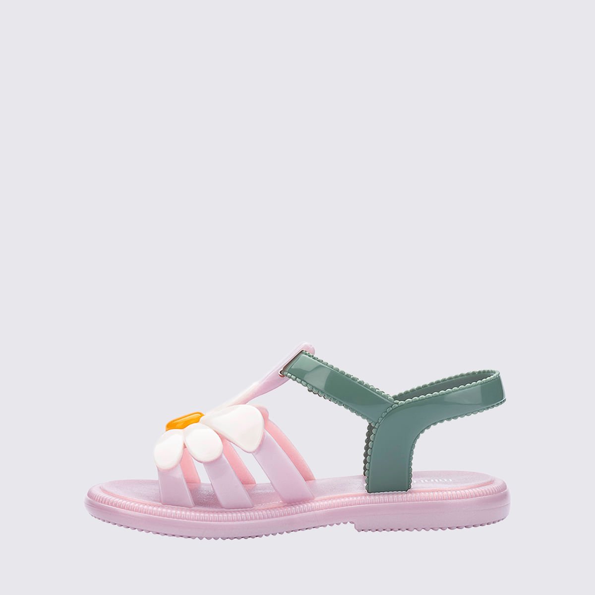 Mini Melissa Hip Bloomy Baby Rosa Metalizado Verde 35902 Verde/Branco 2