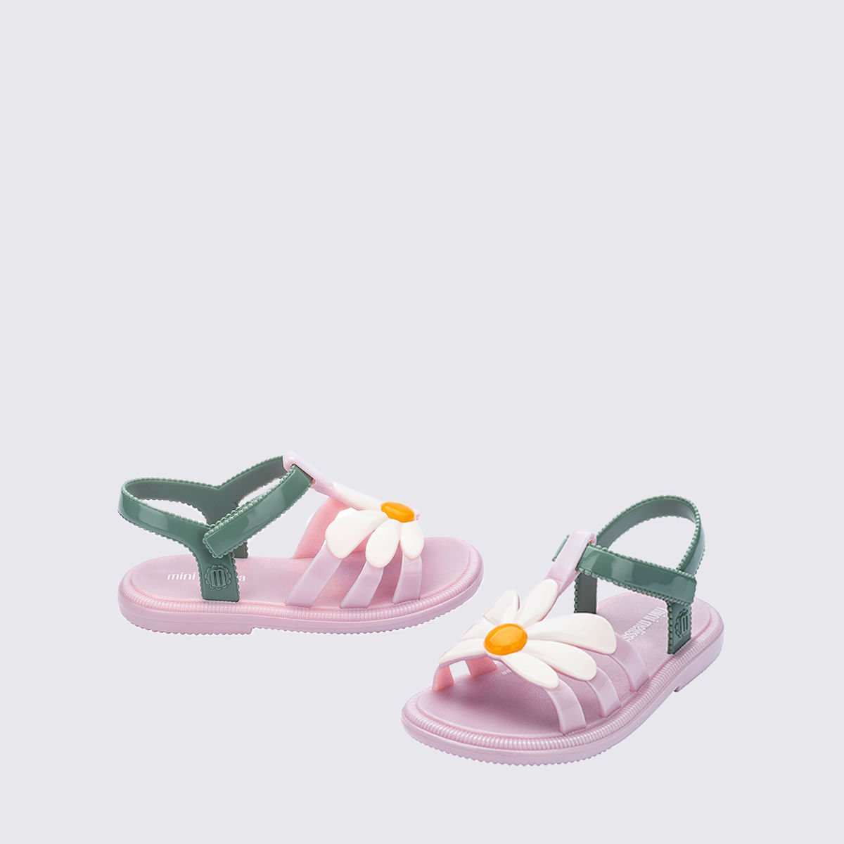 Mini Melissa Hip Bloomy Baby Rosa Metalizado Verde 35902 Verde/Branco 5