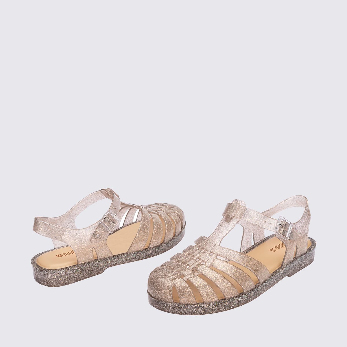 Melissa Possession Shiny Bege Glitter Prata 33520 Bege 4