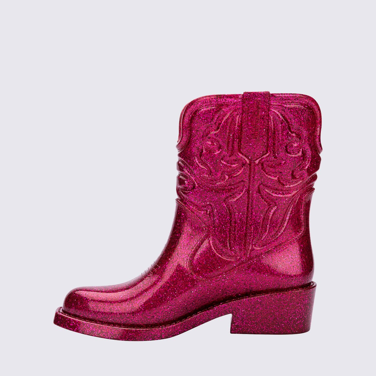Mini Melissa Texas Boot Infantil Rosa Glitter 36192 Rosa 2