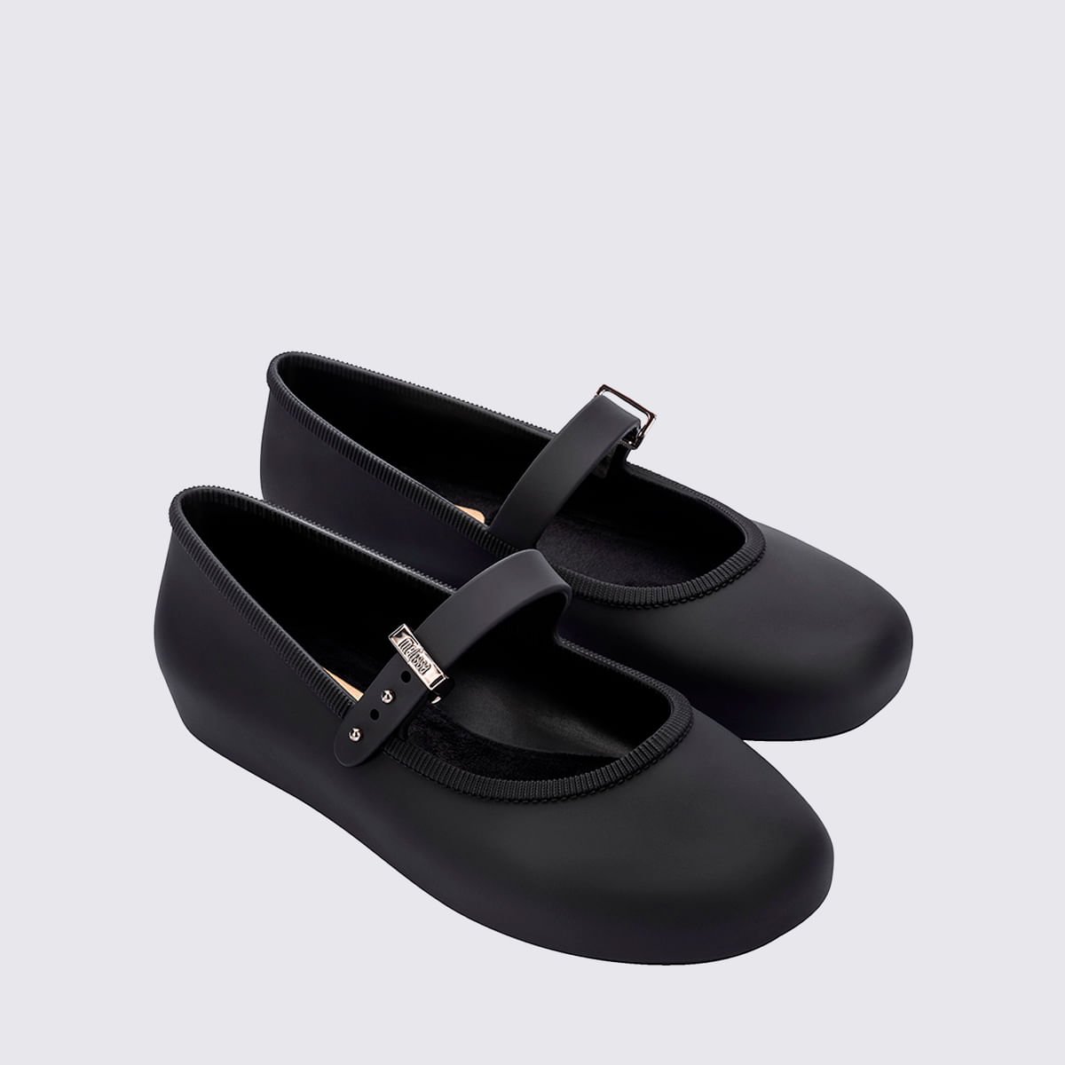 Mini Melissa Soft Ballerina Infantil Preto 36244 Preto 3