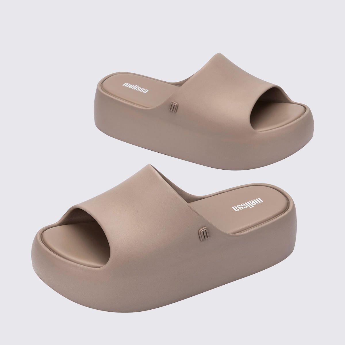 Melissa Free Platform Slide Bege Escuro 35859 Bege 5