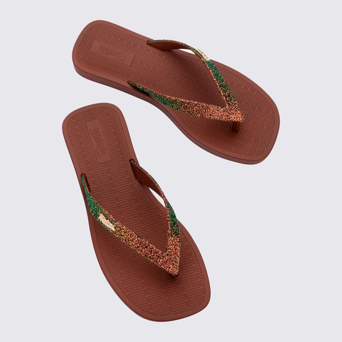 Melissa Sun Long Beach II Marrom Glitter 35781 Marrom 5