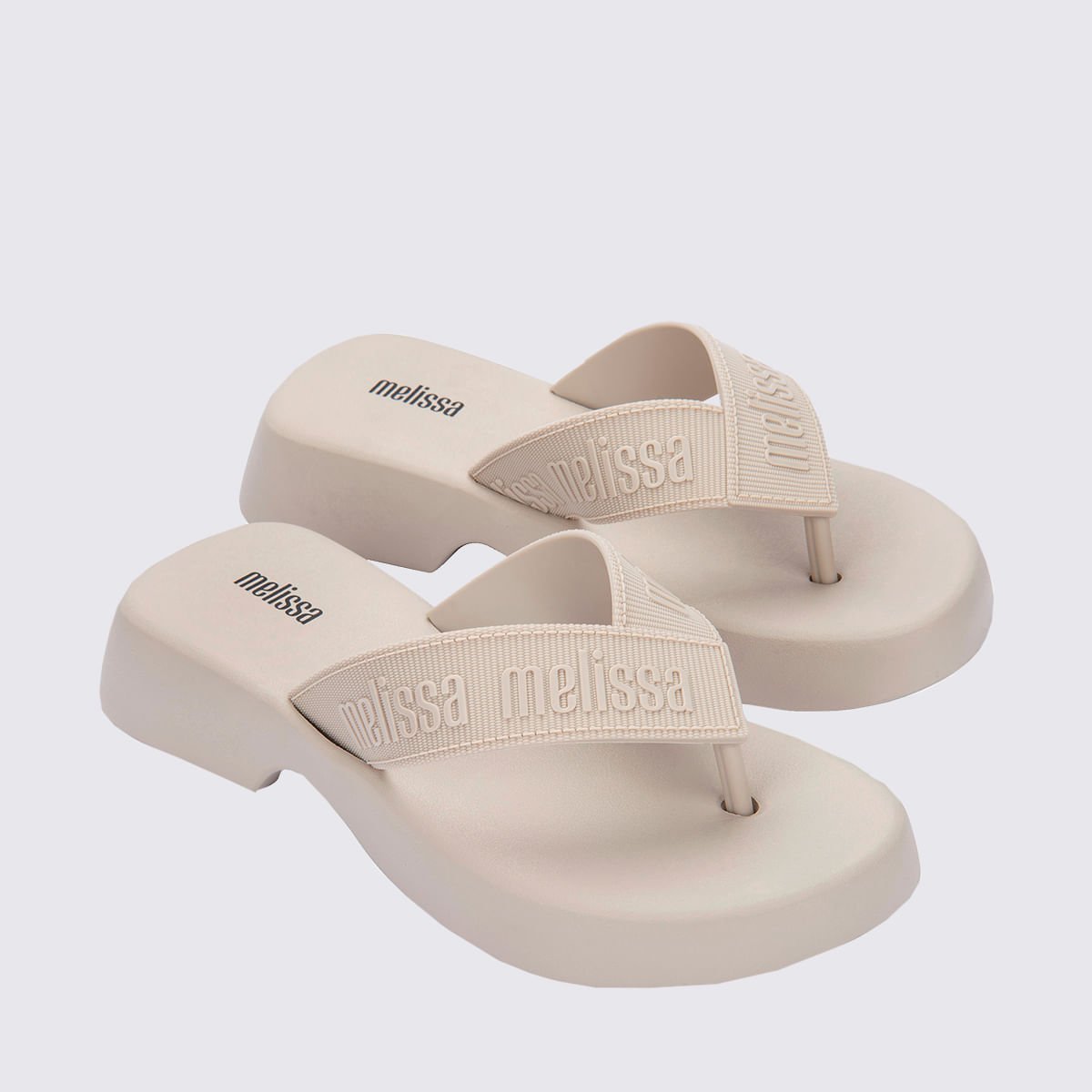 Melissa Flatform M Lover Bege Claro 35858 Bege 3