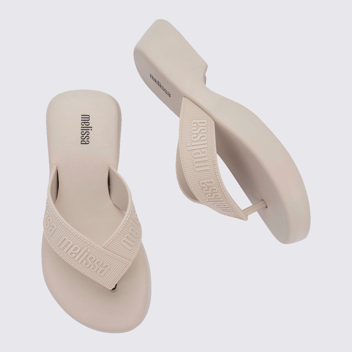 Melissa Flatform M Lover Bege Claro 35858 Bege 6