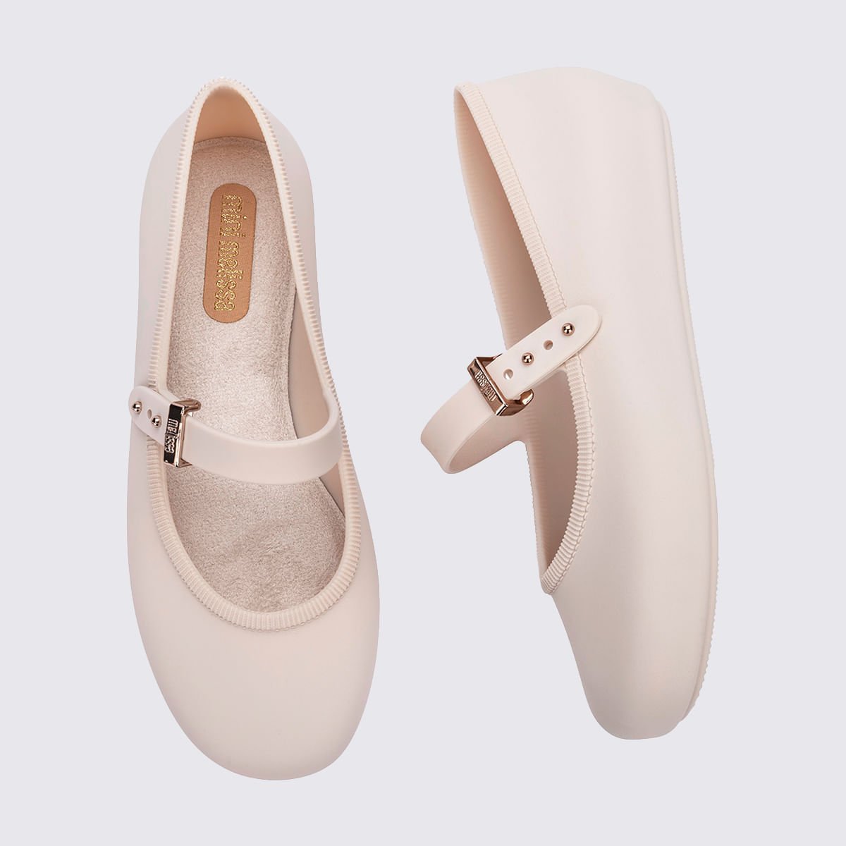 Mini Melissa Soft Ballerina Infantil Bege 36244 Bege 5