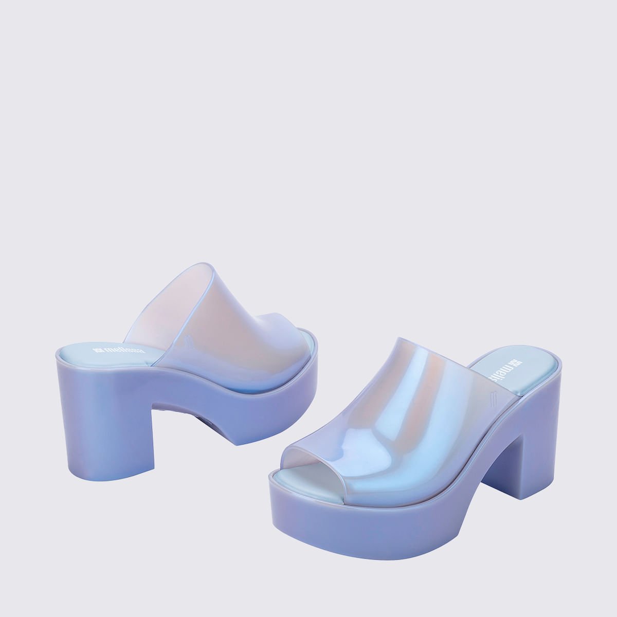 Melissa Mule Hype Azul Perolado 36026 Azul 4