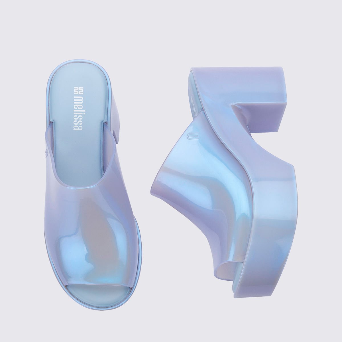 Melissa Mule Hype Azul Perolado 36026 Azul 5