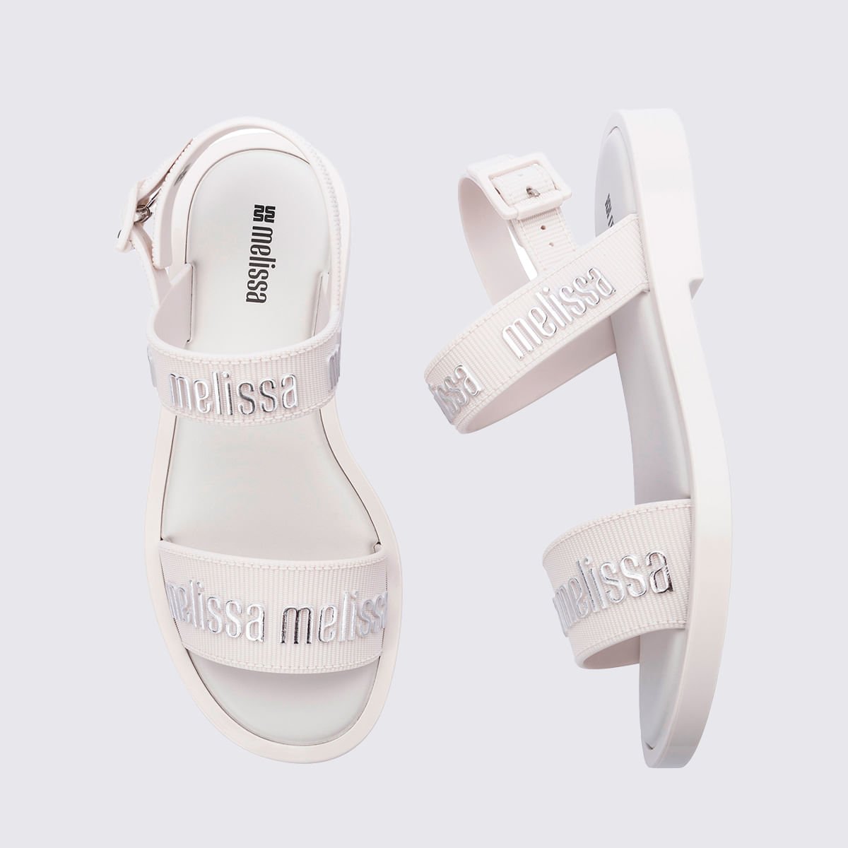 Melissa Mar M Lover Branco Prata 36111 Branco 4