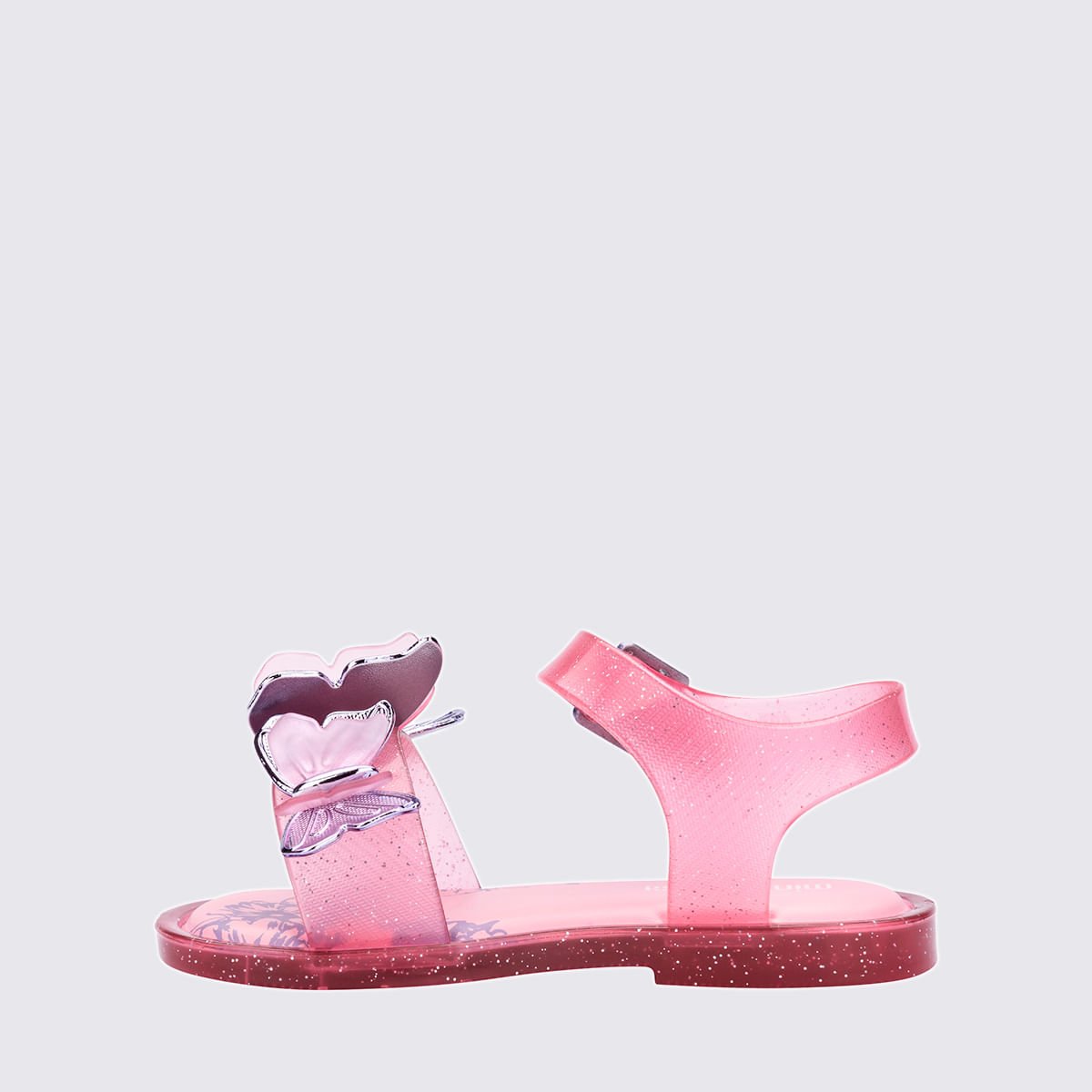Mini Melissa Fly Sandal III Baby Rosa Glitter 37803 Rosa 2