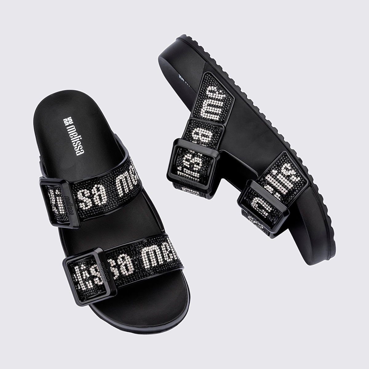 Melissa Cozy M Lover Deluxe Preto Cristal 36259 Preto 5