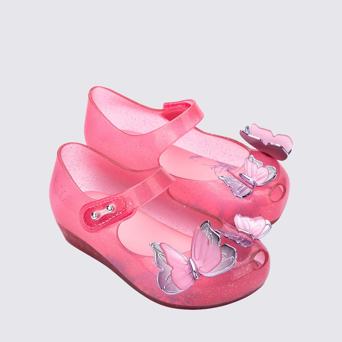 Mini Melissa Ultragirl Fly III Baby Rosa Glitter 32849 Rosa 3