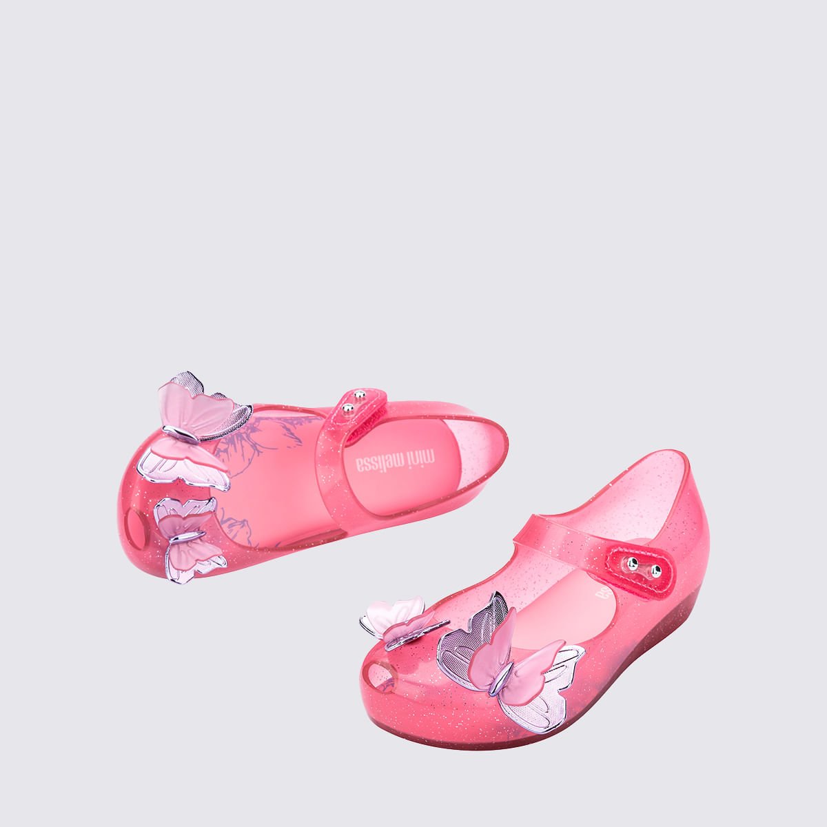 Mini Melissa Ultragirl Fly III Baby Rosa Glitter 32849 Rosa 4
