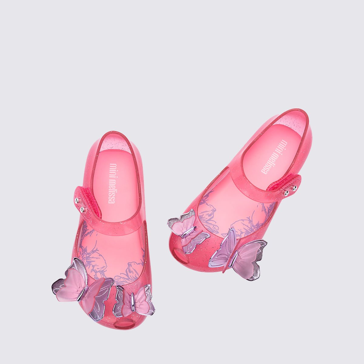 Mini Melissa Ultragirl Fly III Baby Rosa Glitter 32849 Rosa 5