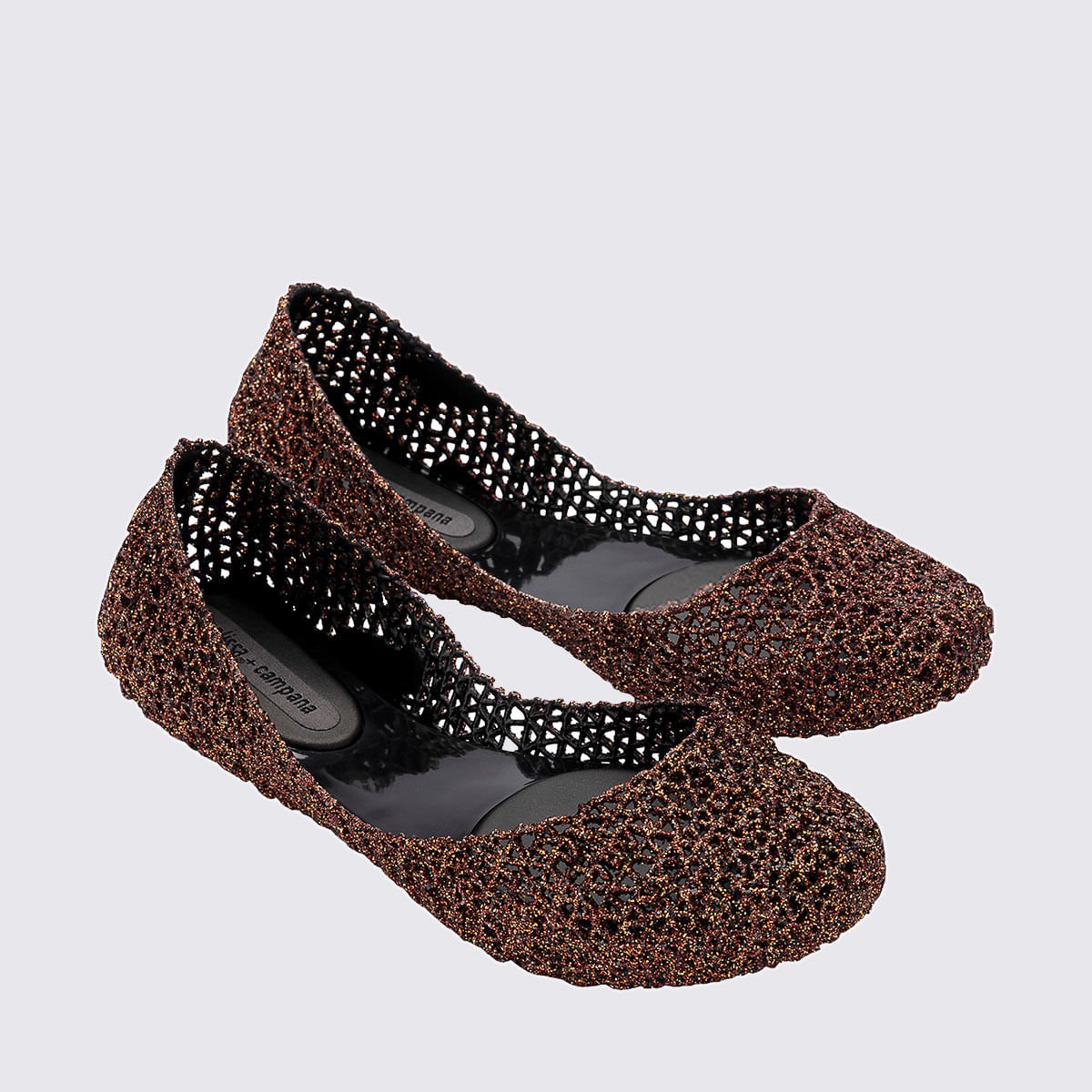 Melissa Campana Papel VII Preto Glitter Bronze 31512 Bronze 3