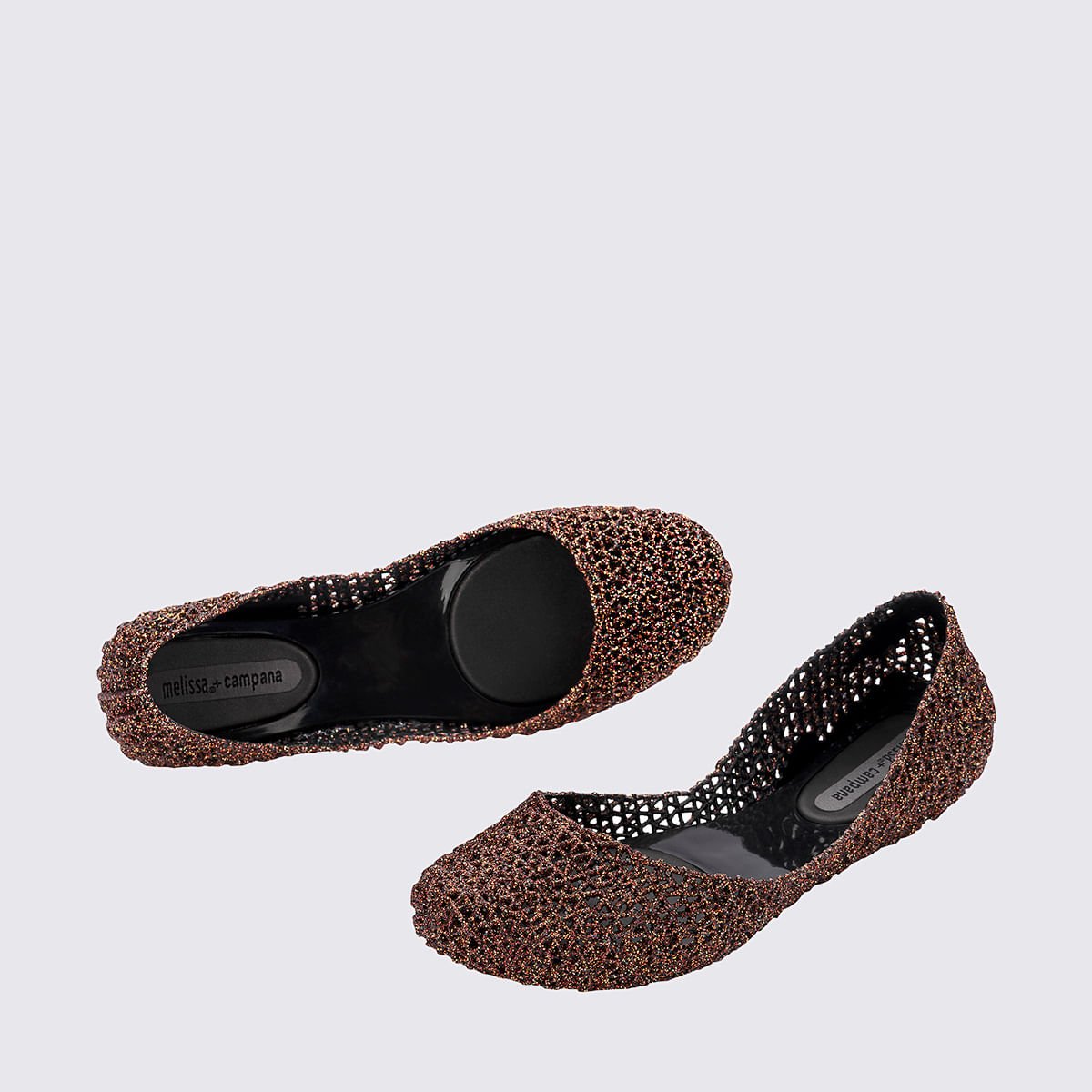 Melissa Campana Papel VII Preto Glitter Bronze 31512 Bronze 4