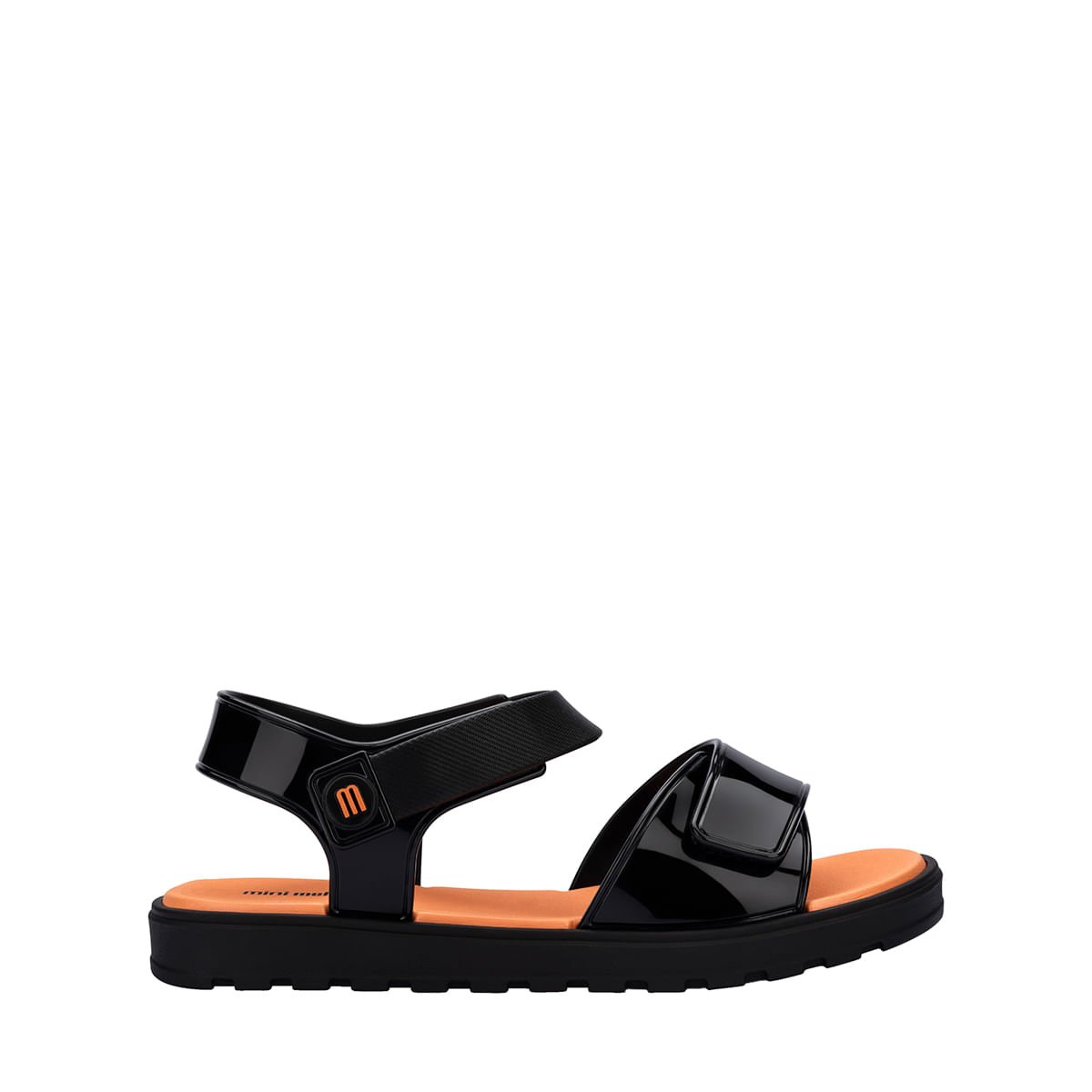 Mini Melissa Joy Infantil Preto Laranja 38085