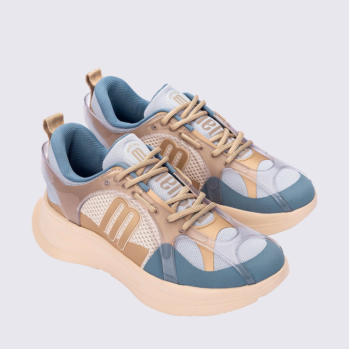 Melissa X Beat I Azul 39505 Bege 3