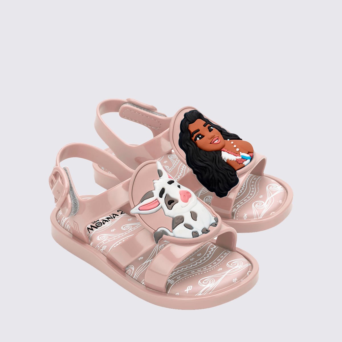 Mini Melissa Colorland + Moana Baby Rosa Claro 36145 Rosa 3
