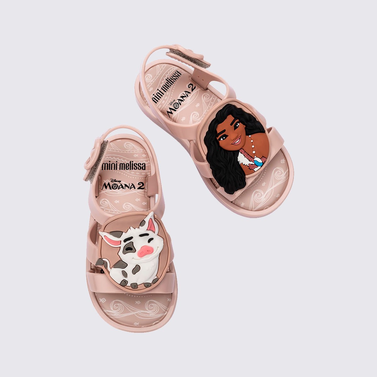 Mini Melissa Colorland + Moana Baby Rosa Claro 36145 Rosa 5