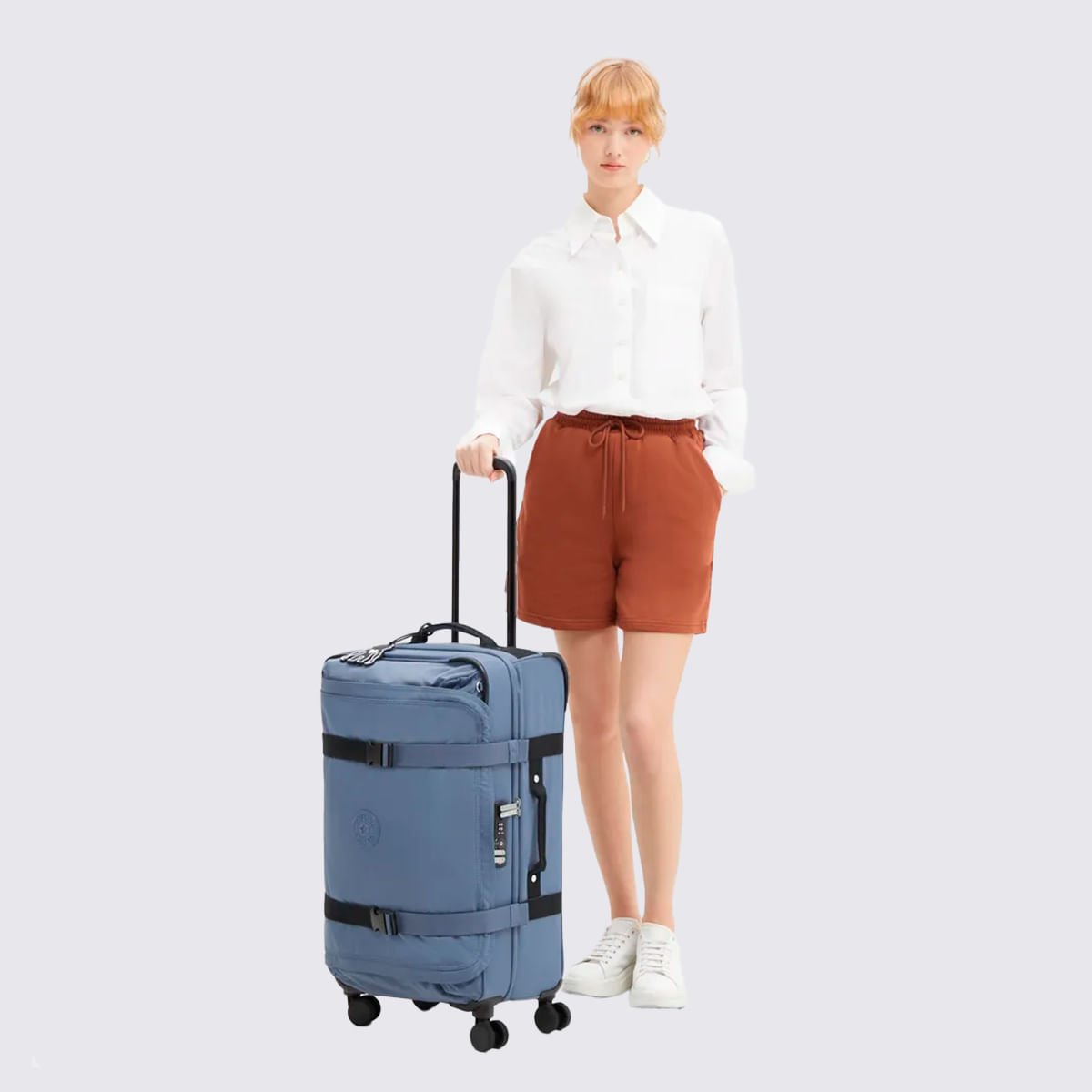 Mala Kipling Spontaneous M Azul I691856V Azul 8