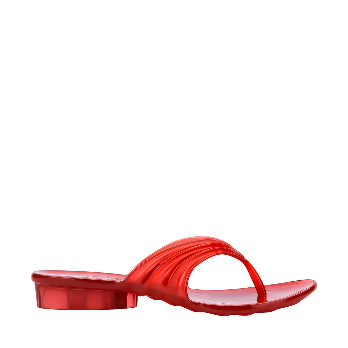 Melissa Quantum Thong + Diesel Vermelho Transparente 36151