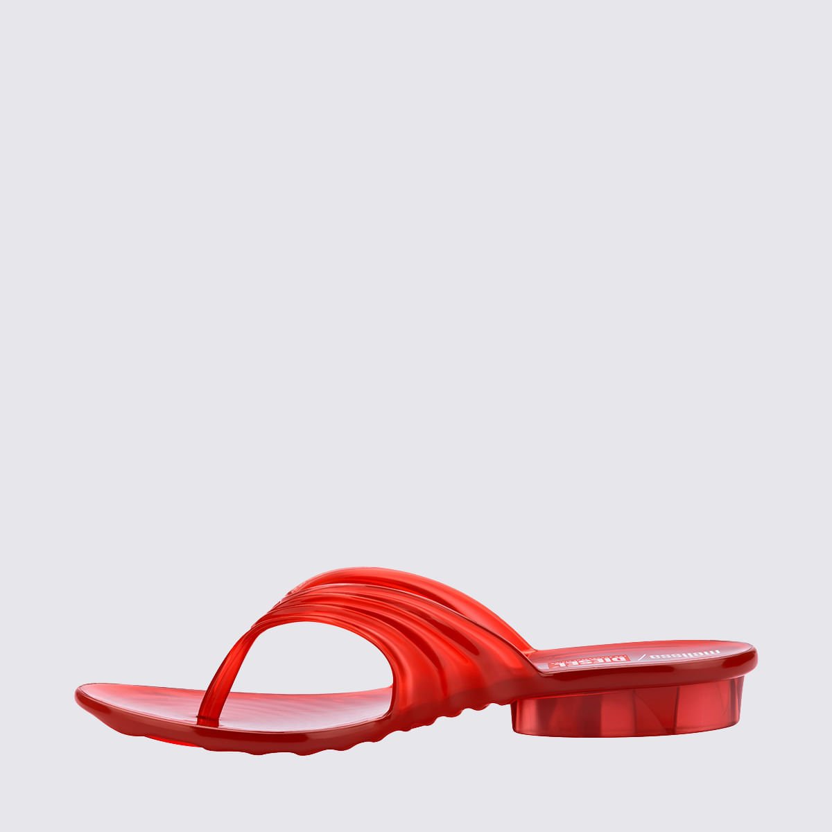 Melissa Quantum Thong + Diesel Vermelho Transparente 36151 Vermelho 2