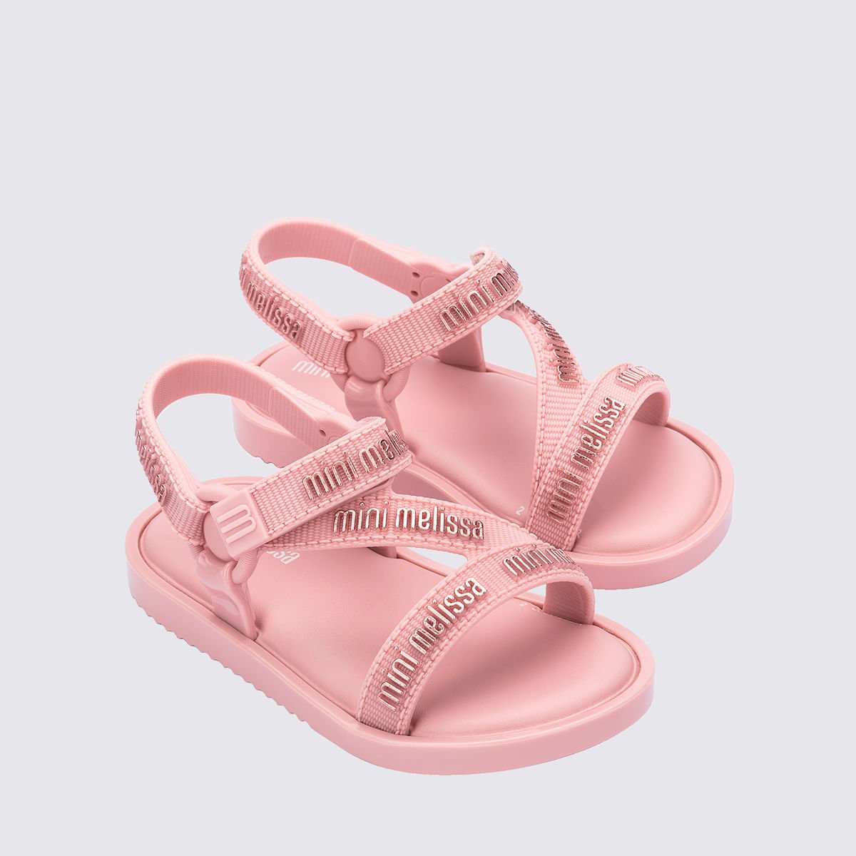 Mini Melissa Stripes M Lover Baby Rosa Claro 35955 Rosa 3