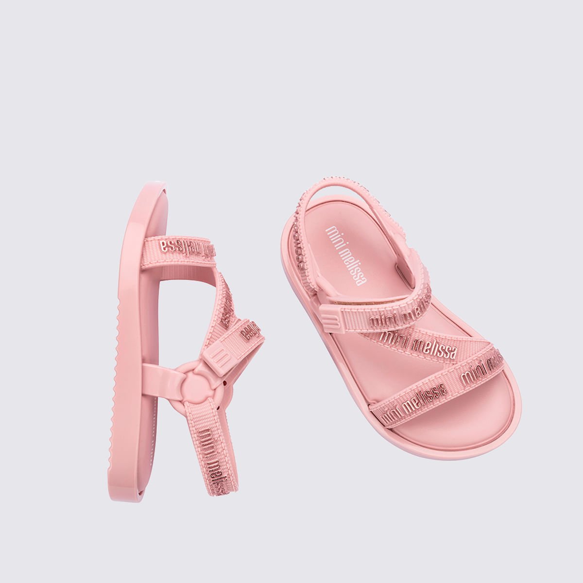 Mini Melissa Stripes M Lover Baby Rosa Claro 35955 Rosa 4