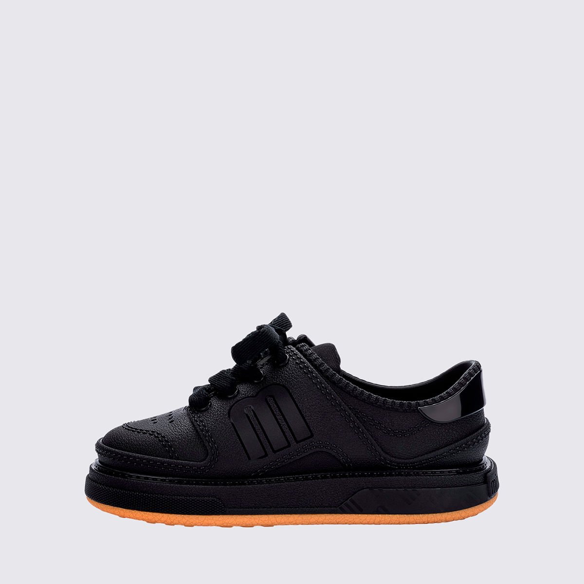 Mini Melissa Bold Sneaker Baby Preto Bege 36128 Preto 2