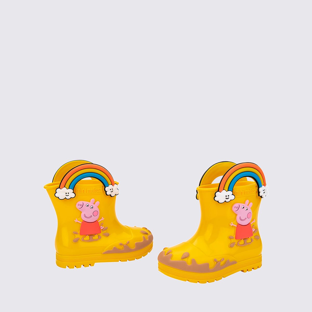 Mini Melissa Welly + Peppa Pig Amarelo Bege 35893 Amarelo 4