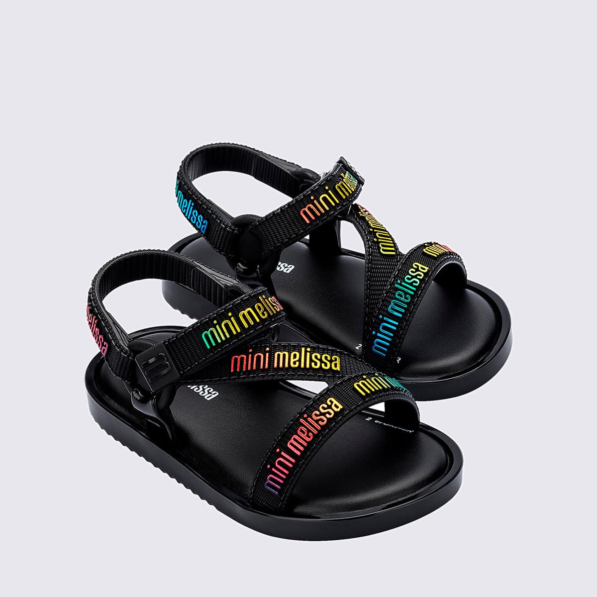 Mini Melissa Stripes M Lover Baby Preto 35955 Preto 3