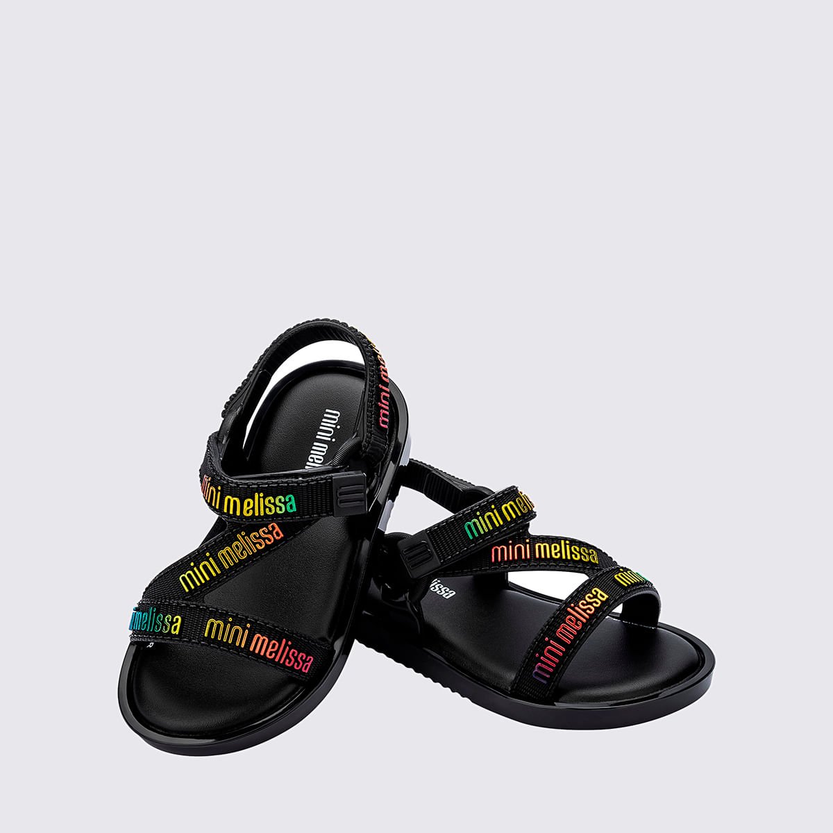 Mini Melissa Stripes M Lover Baby Preto 35955 Preto 5