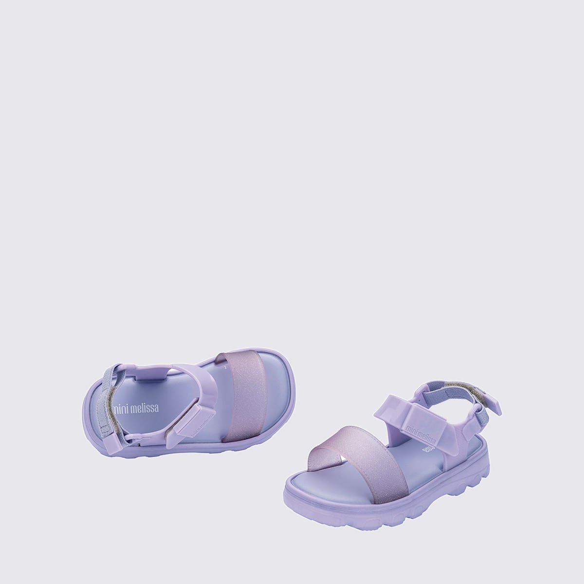 Mini Melissa Kick Off Sandal Baby Lilas Glitter 35935 Lilás 4