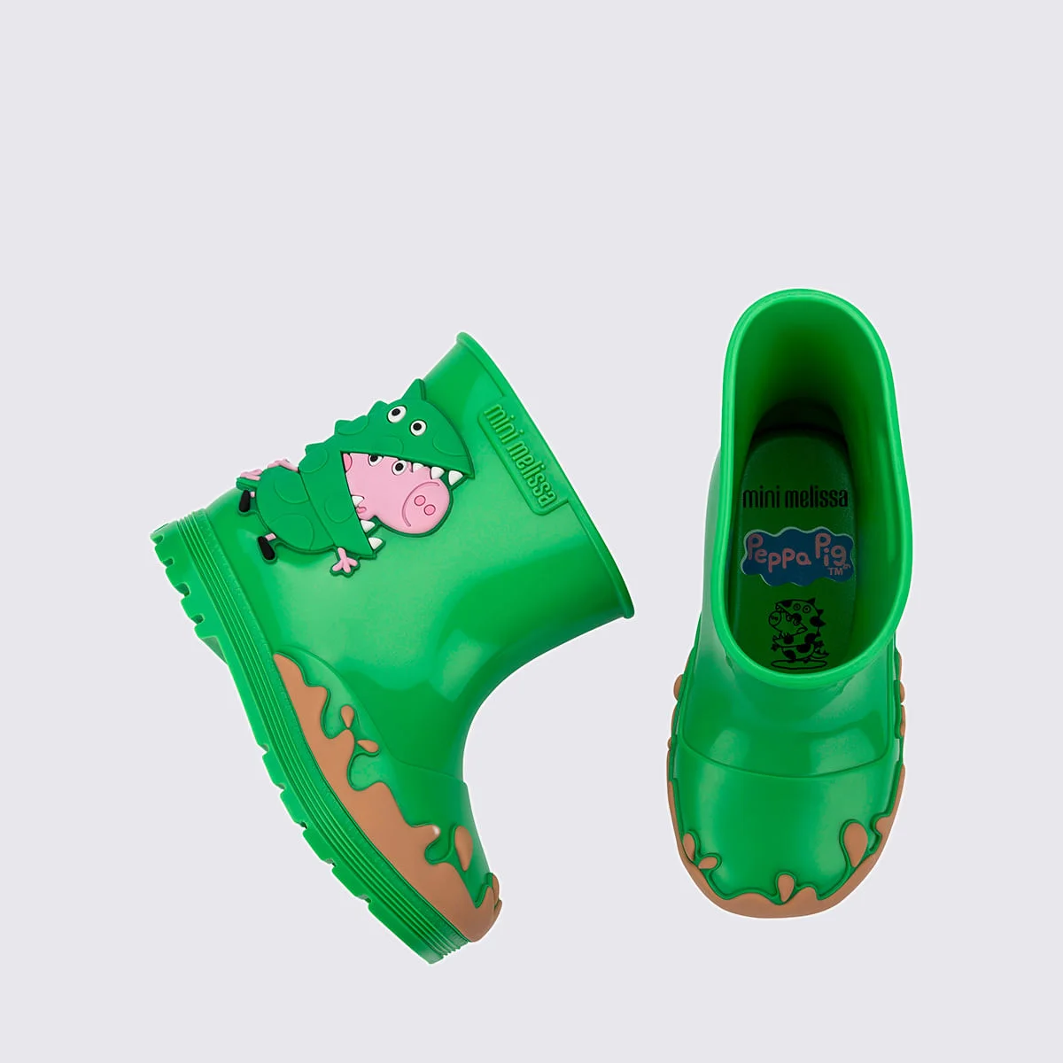Mini Melissa Welly + Peppa Pig Verde Bege 35893 Verde 5