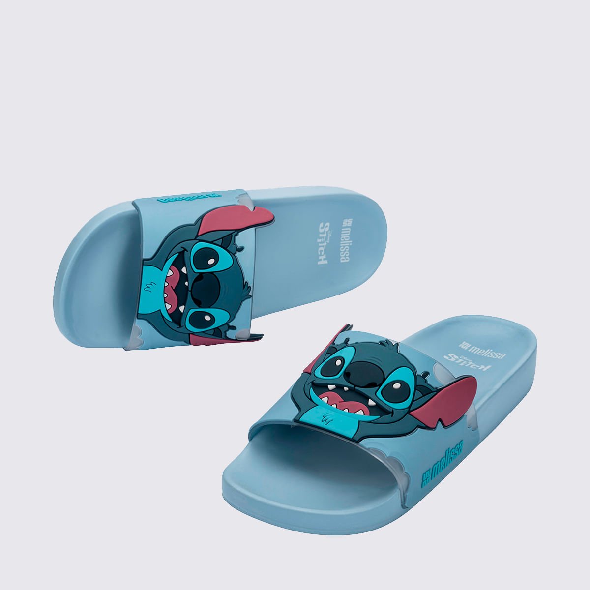 Melissa Flowing Slide + Stitch Azul 36144 Azul 5